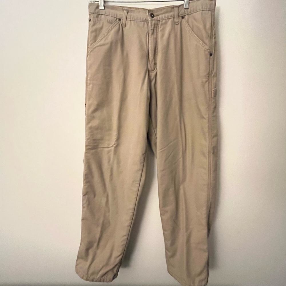 Wrangler fleece line pants with extra pockets